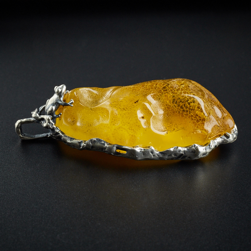 蜜蜡原石随形吊坠 - 红掌柜珠宝