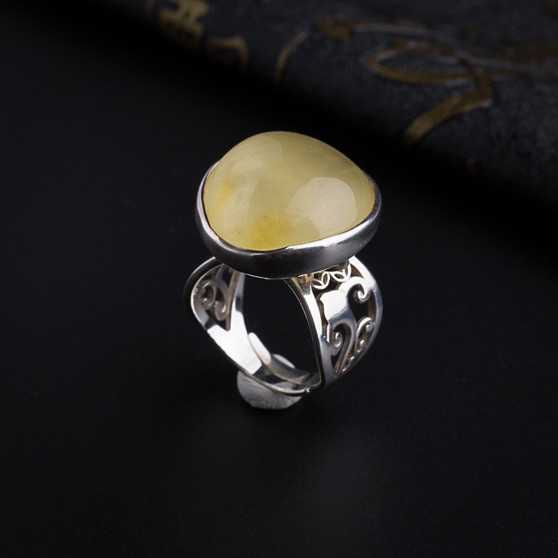 蜜蜡戒指 - 红掌柜