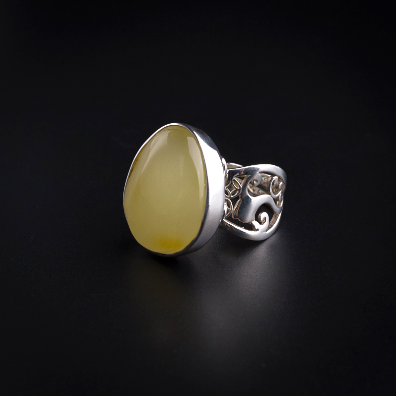 波罗的海天然蜜蜡戒指 - 红掌柜