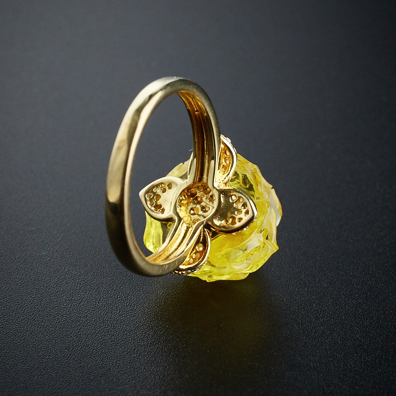 天然金珀戒指-红掌柜