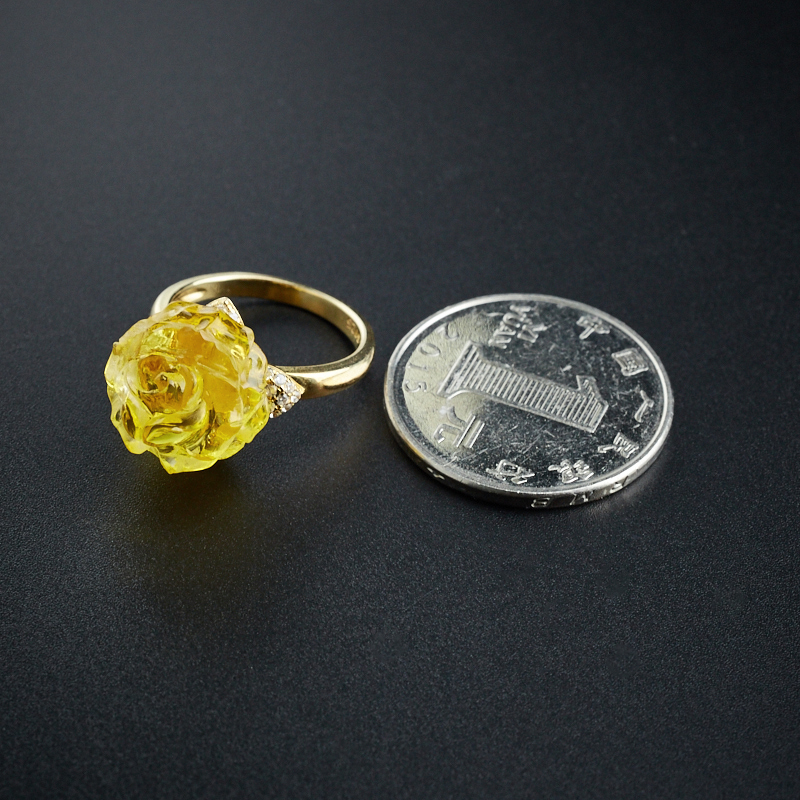 天然缅甸金珀戒指-红掌柜