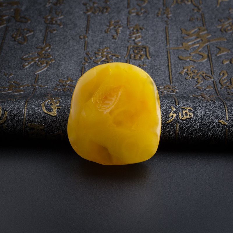 波罗的海天然蜜蜡吊坠-红掌柜