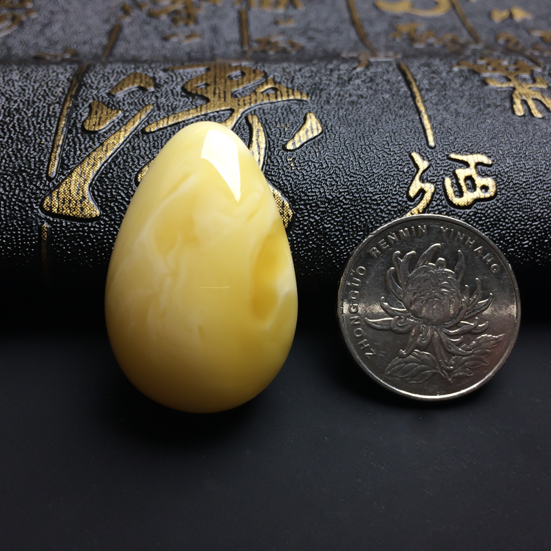 天然波罗的海蜜蜡吊坠-红掌柜