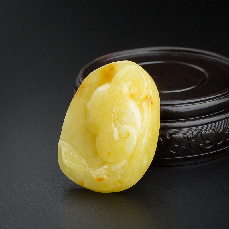 满蜜蜜蜡吊坠-红掌柜