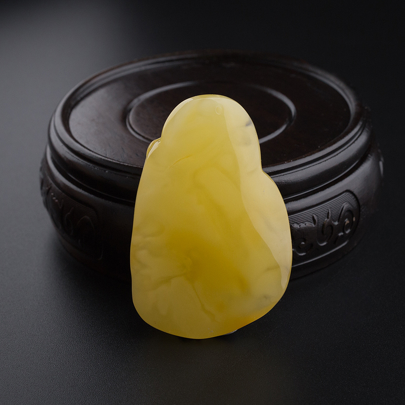 蜜蜡弥勒佛-红掌柜