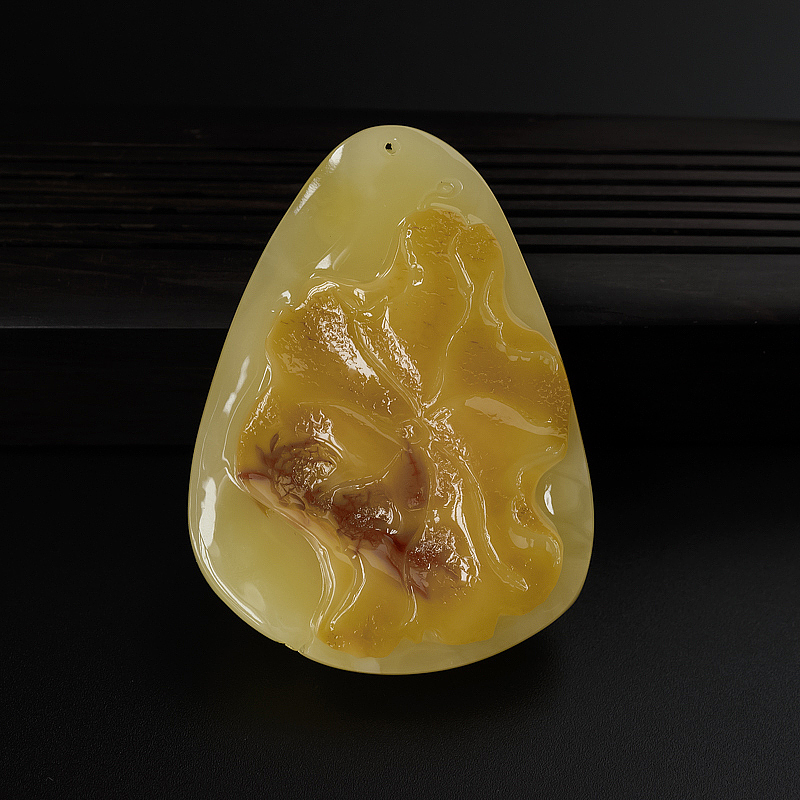 蜜蜡观音吊坠 - 红掌柜