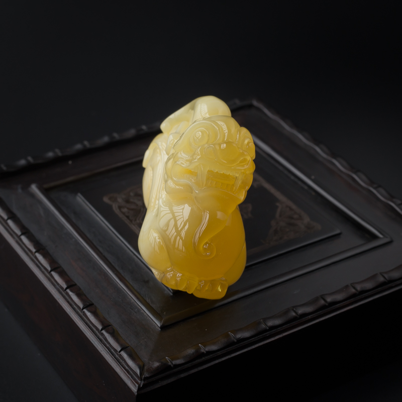 蜜蜡貔貅吊坠-红掌柜