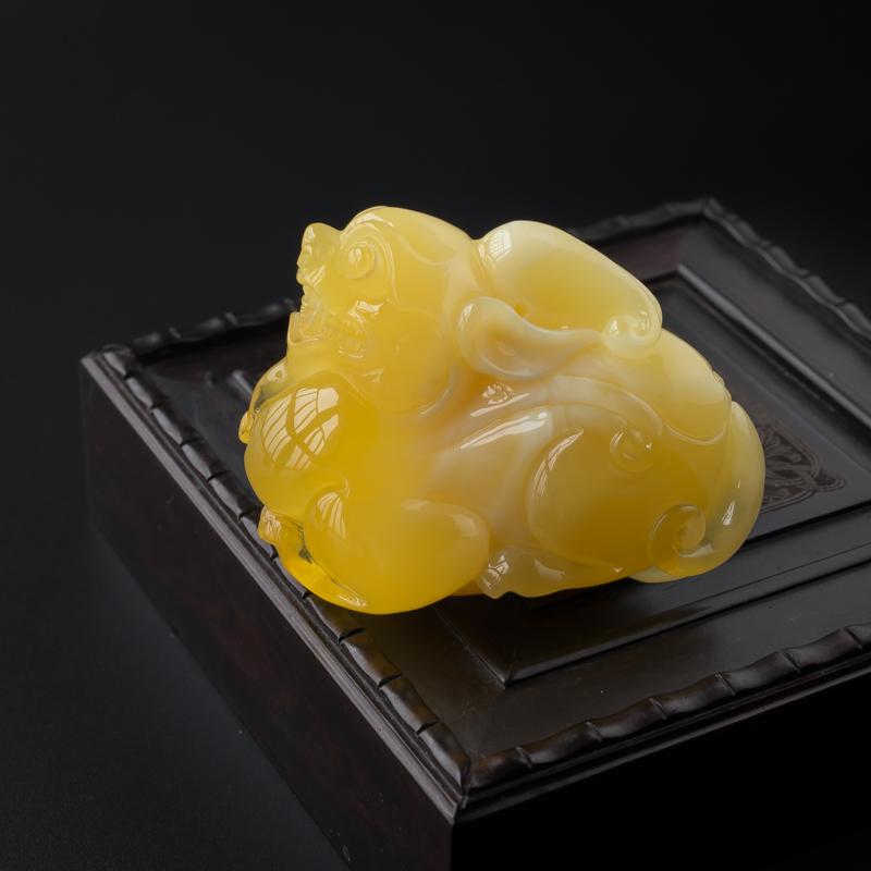 蜜蜡吊坠-红掌柜