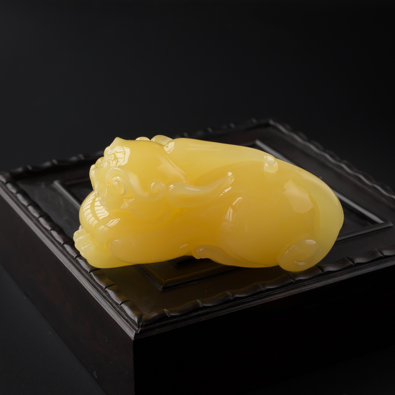 蜜蜡貔貅-红掌柜