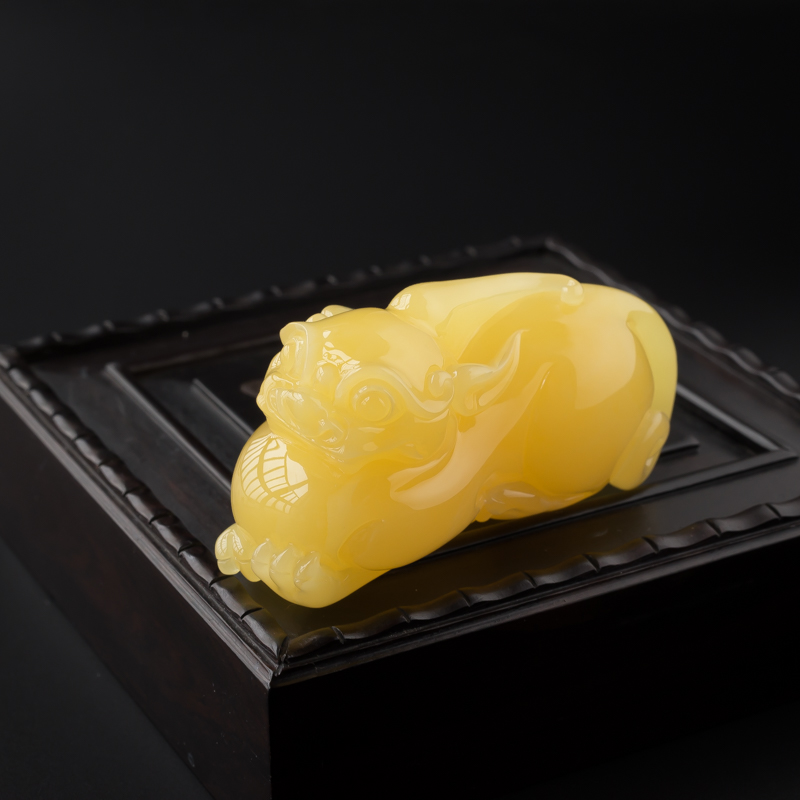 蜜蜡吊坠-红掌柜