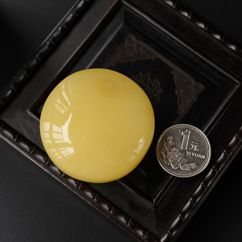 天然蜜蜡吊坠 - 红掌柜