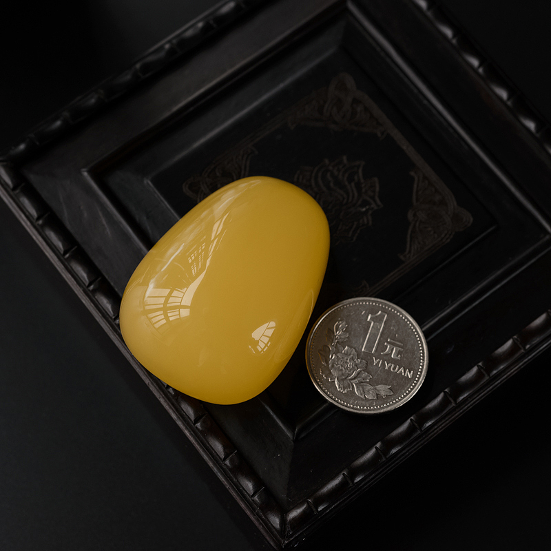 天然蜜蜡随形吊坠 - 红掌柜