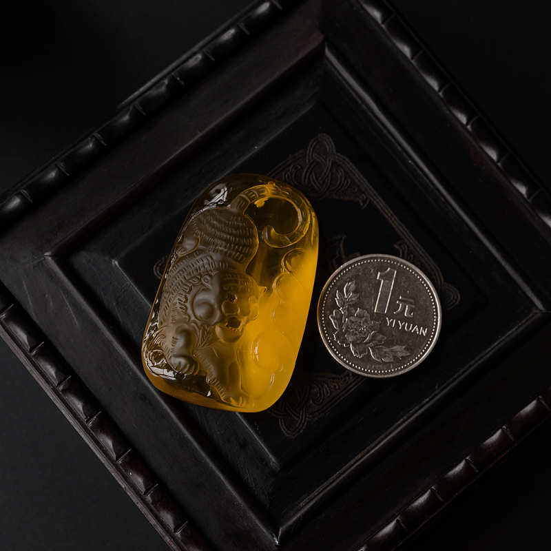 波罗的海蜜蜡吊坠 - 红掌柜