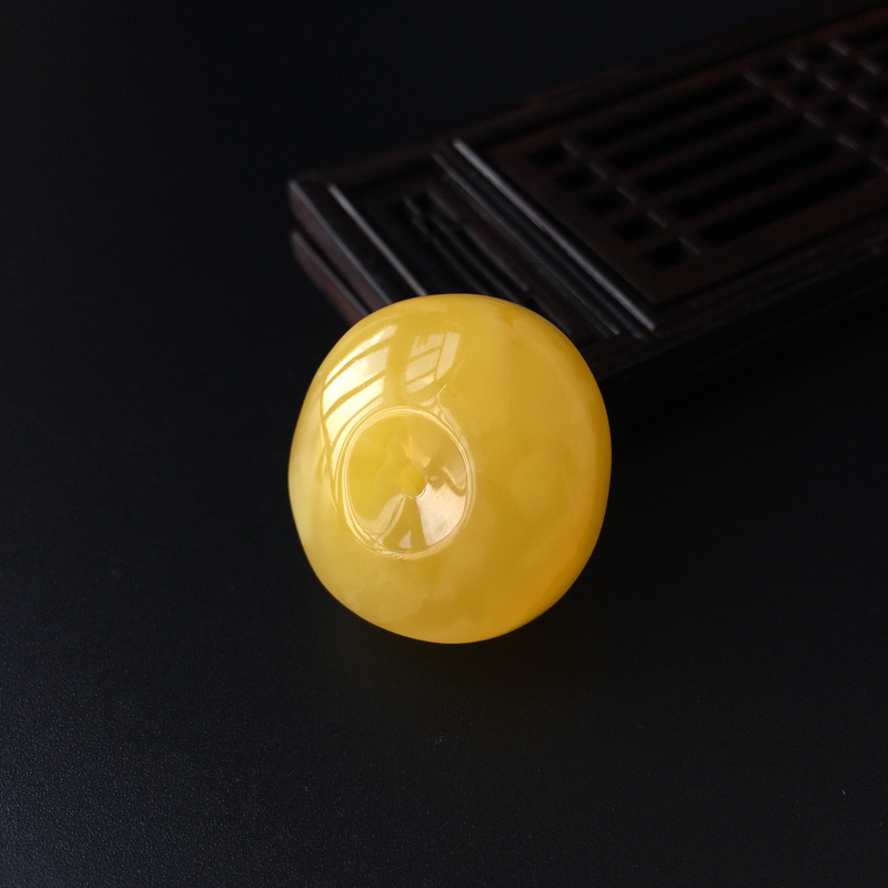 鸡油黄蜜蜡-红掌柜