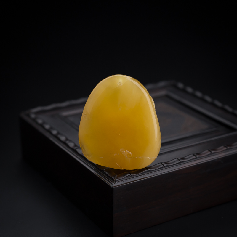 波罗的海天然蜜蜡鱼吊坠-红掌柜