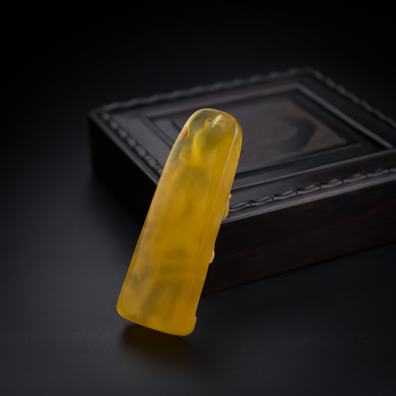 波罗的海天然蜜蜡观音吊坠-红掌柜