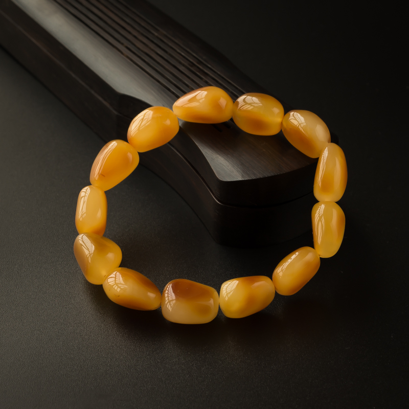 蜜蜡随形手串-红掌柜