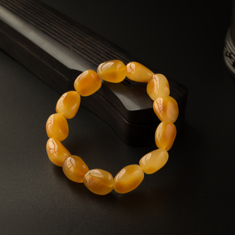 鸡油黄蜜蜡-红掌柜