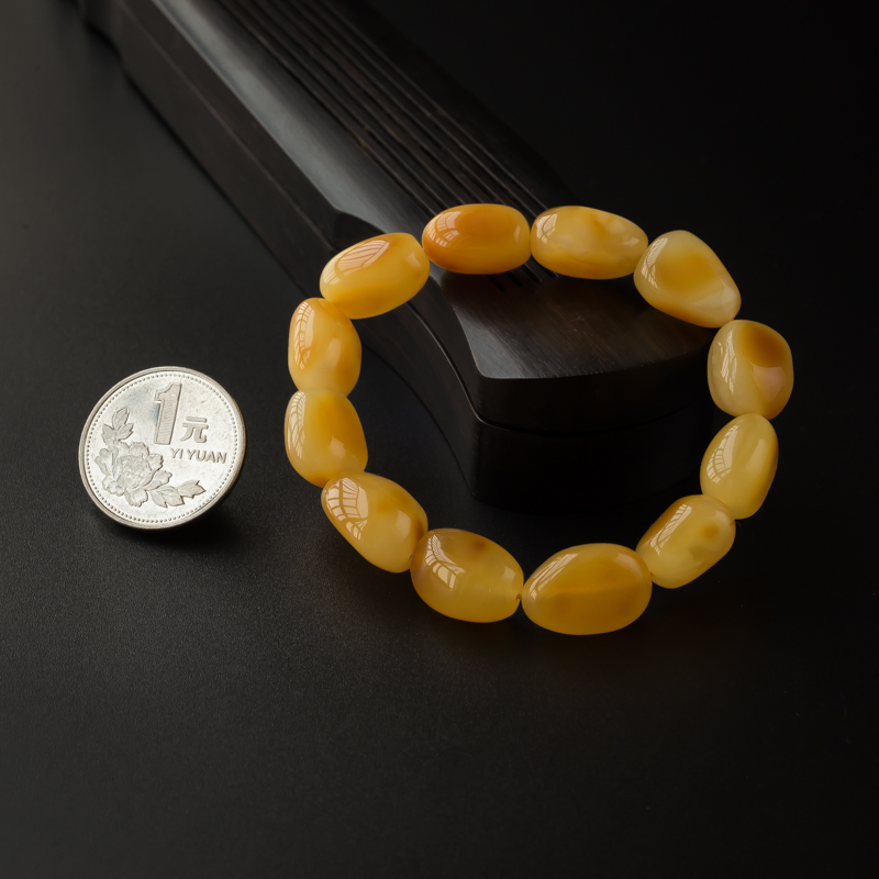 波罗的海蜜蜡手串-红掌柜