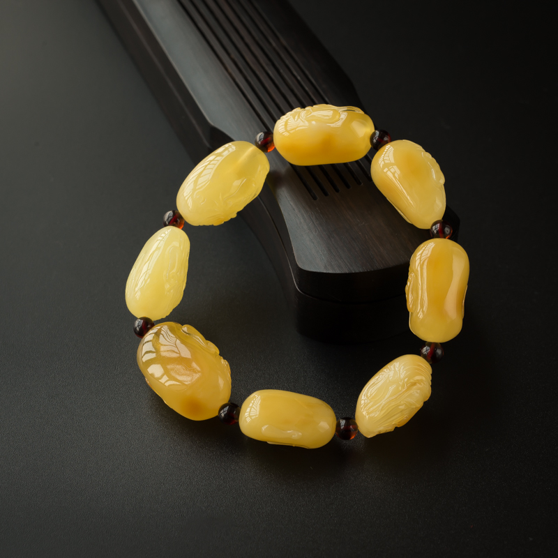 鸡油黄蜜蜡-红掌柜