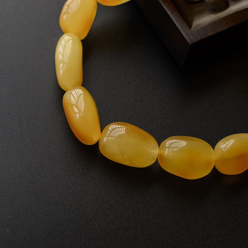 蜜蜡手串-红掌柜