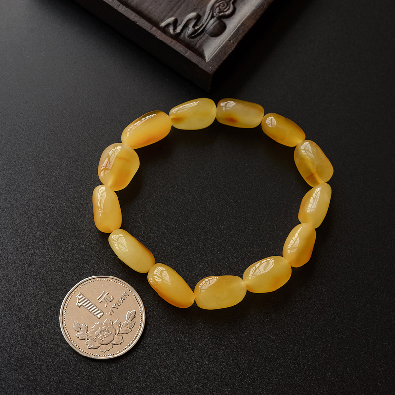 波罗的海蜜蜡手串-红掌柜