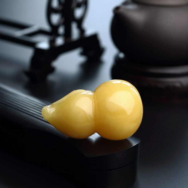 蜜蜡葫芦吊坠 - 红掌柜