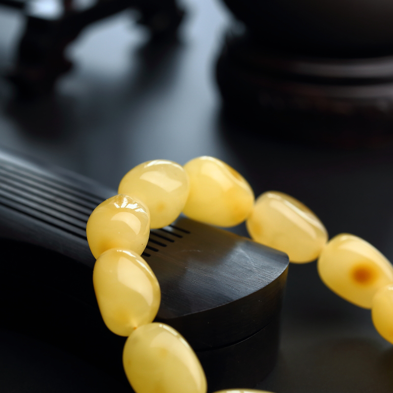 蜜蜡随形手串 - 红掌柜