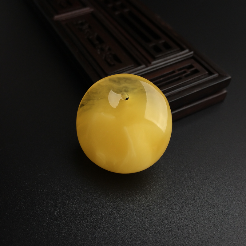 蜜蜡吊坠-红掌柜