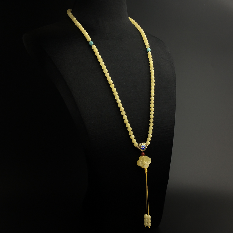 蜜蜡佛珠两用款 - 红掌柜