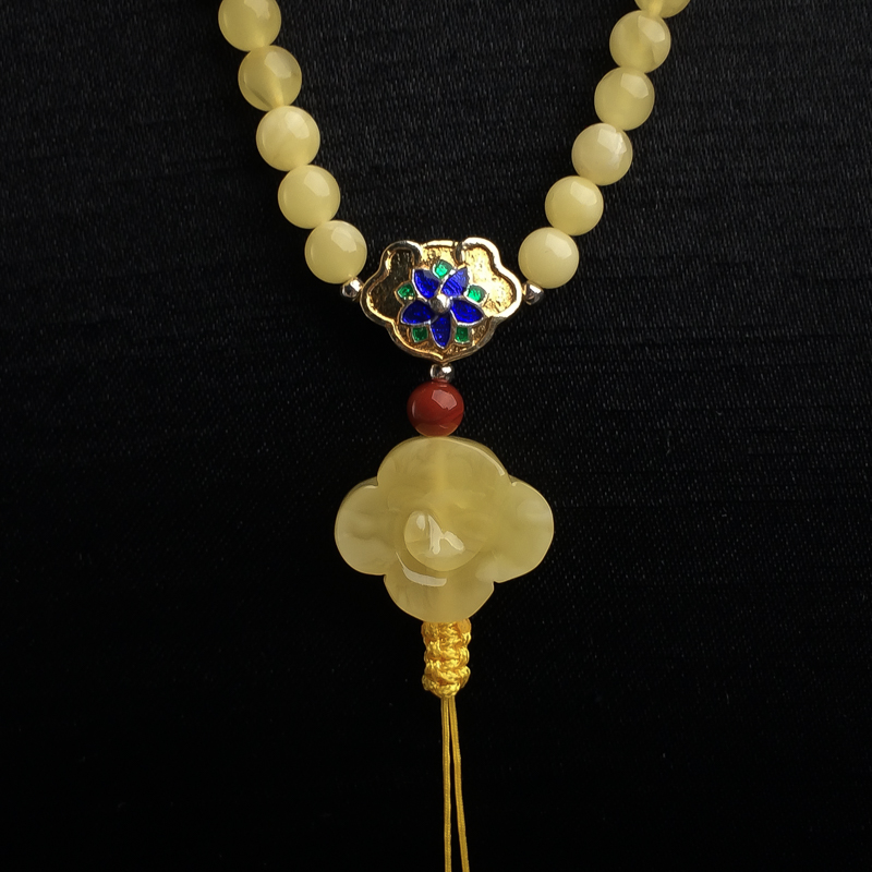 蜜蜡佛珠 - 红掌柜