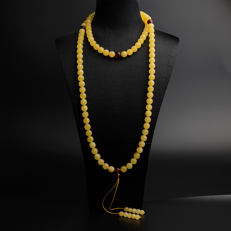 蜜蜡佛珠-红掌柜