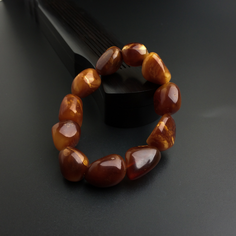 蜜蜡随形手串 - 红掌柜