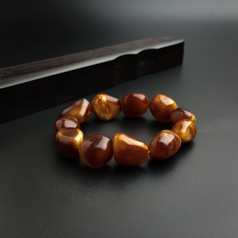 波罗的海天然蜜蜡手串 - 红掌柜