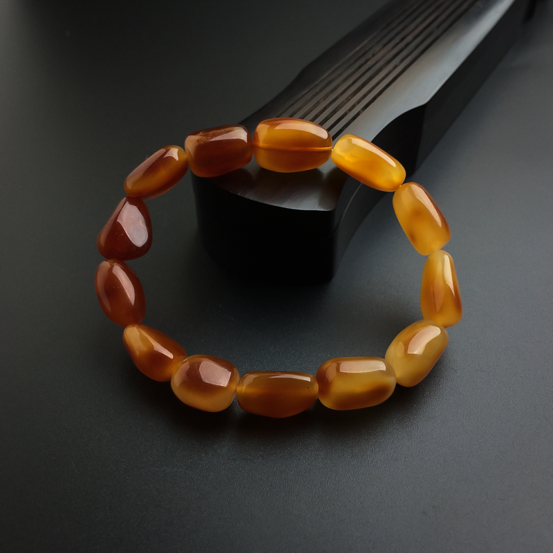 波罗的海天然蜜蜡随形手串 - 红掌柜