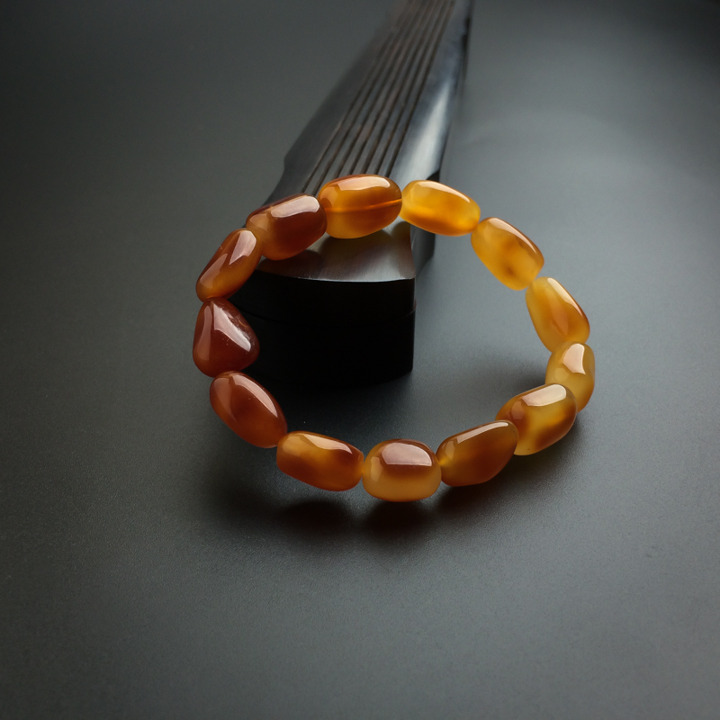 蜜蜡随形手串 - 红掌柜