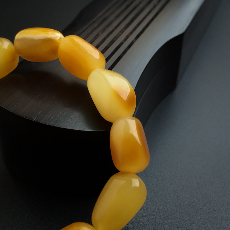 蜜蜡手串-红掌柜