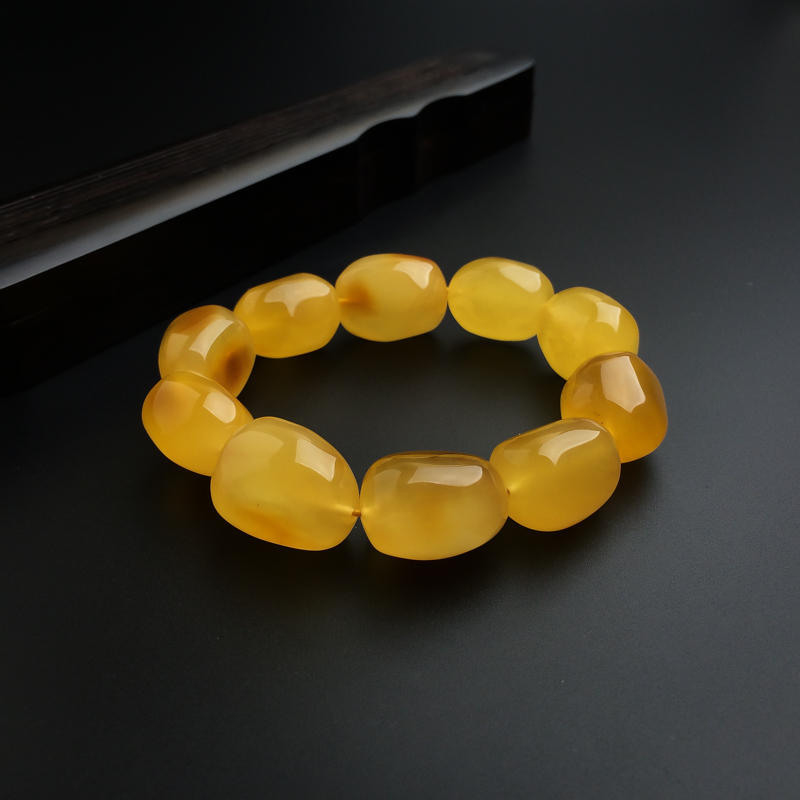 鸡油黄蜜蜡-红掌柜