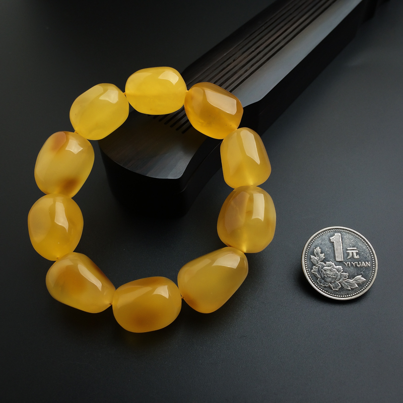 波罗的海蜜蜡手串-红掌柜