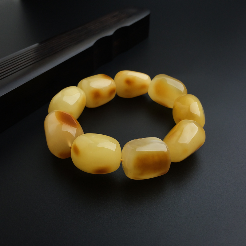 鸡油黄蜜蜡-红掌柜