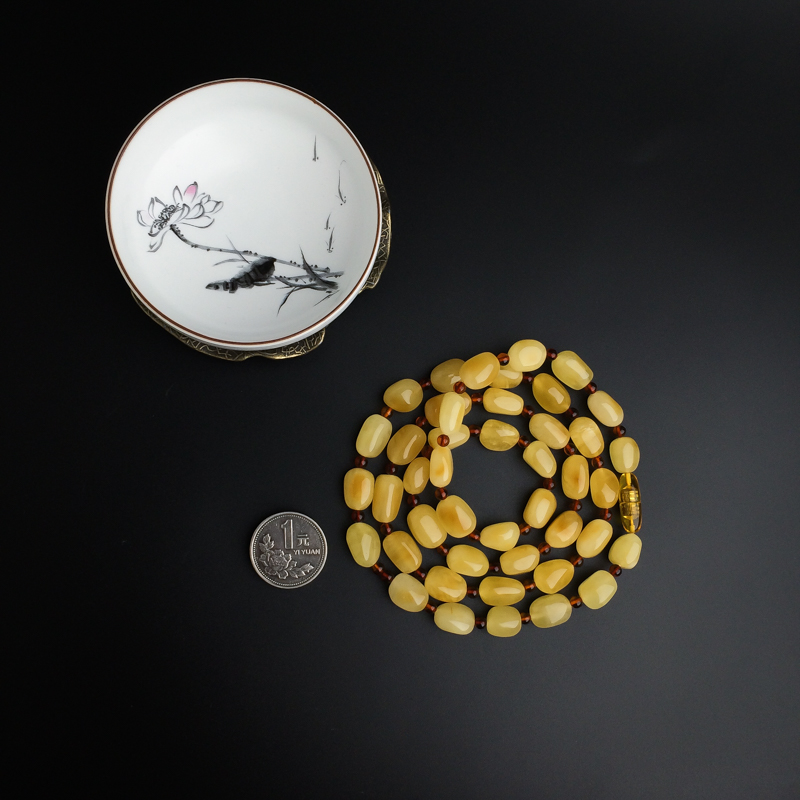 波罗的海蜜蜡随形项链 - 红掌柜