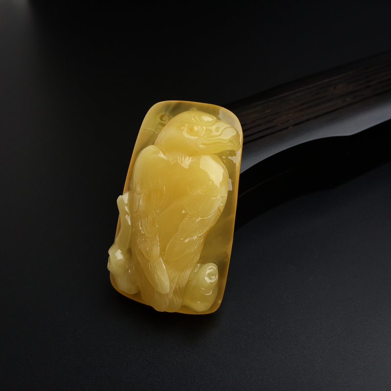 "鸡油黄蜜蜡-红掌柜