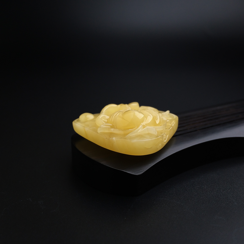 蜜蜡吊坠-红掌柜