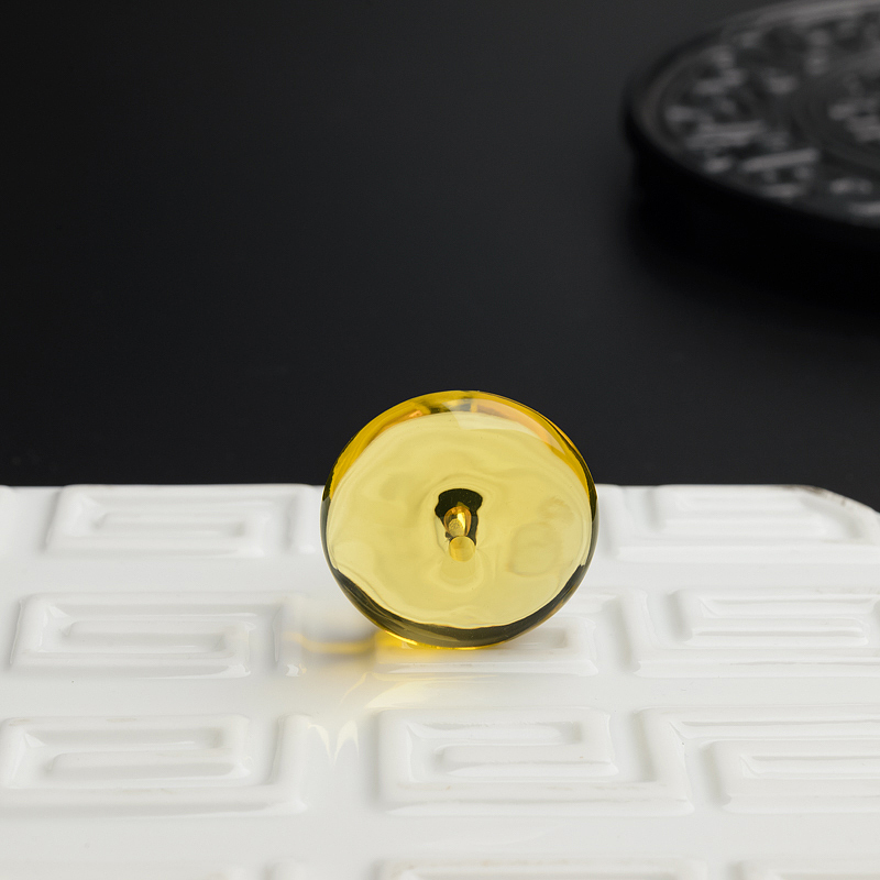 墨西哥蓝珀平安扣吊坠 - 红掌柜