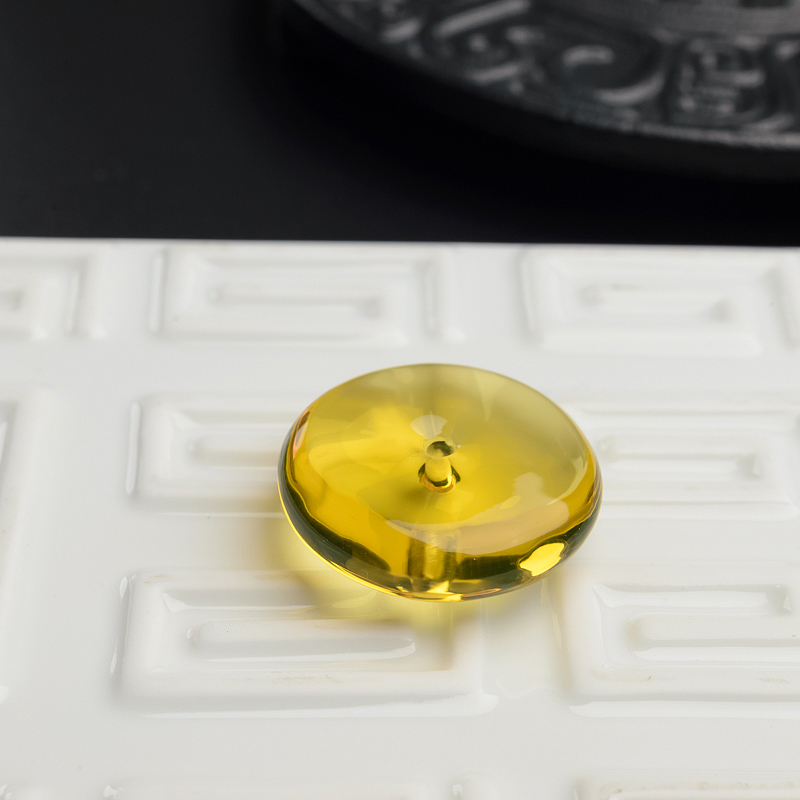 蓝珀平安扣吊坠 - 红掌柜