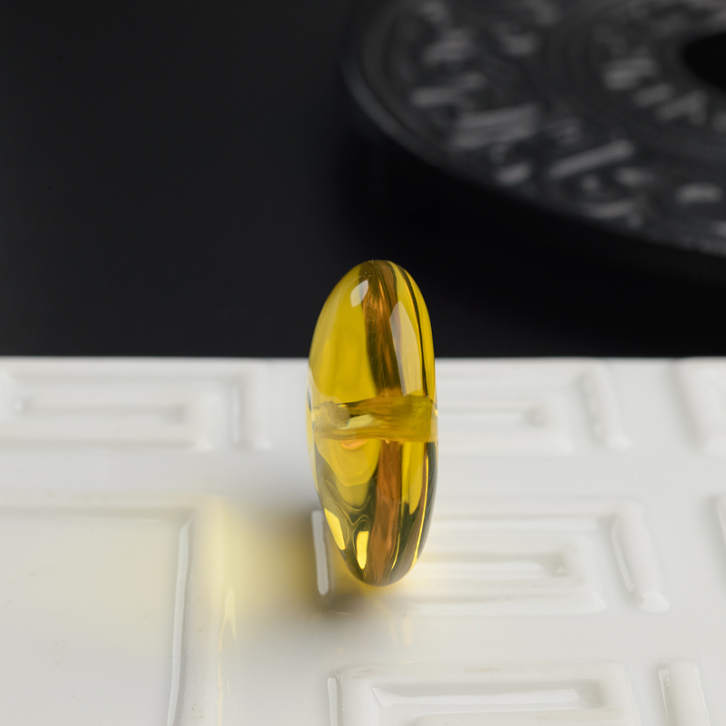 蓝珀平安扣吊坠 - 红掌柜