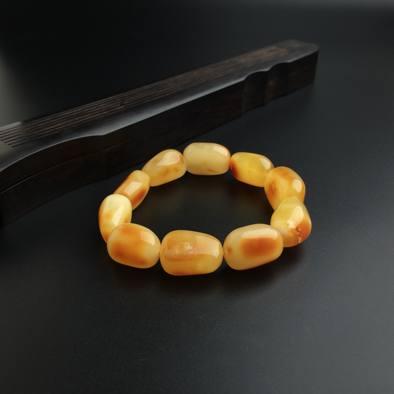 蜜蜡手串-红掌柜