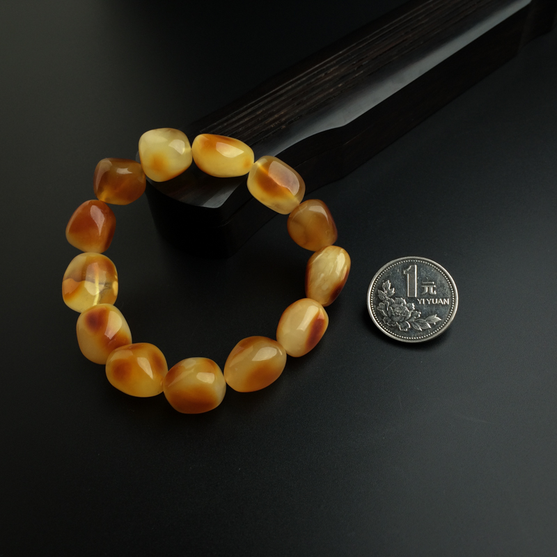 波罗的海蜜蜡手串-红掌柜