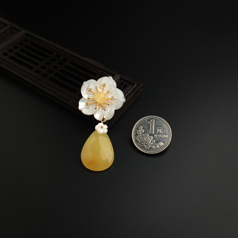 金包蜜鸡油黄蜜蜡两用款-红掌柜