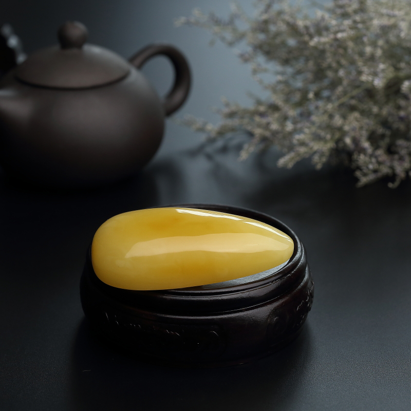 蜜蜡随形吊坠-红掌柜